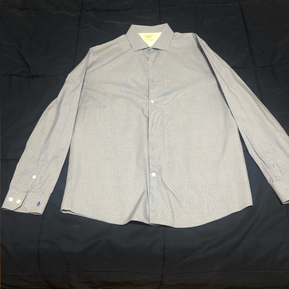 Penguin Button Down Shirt, Size L